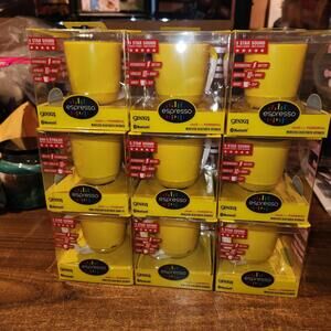 NEW in Boxes Lot of 9 Gear4 Mini Coffee Cup Bluetooth Speakers, Clip to Hang